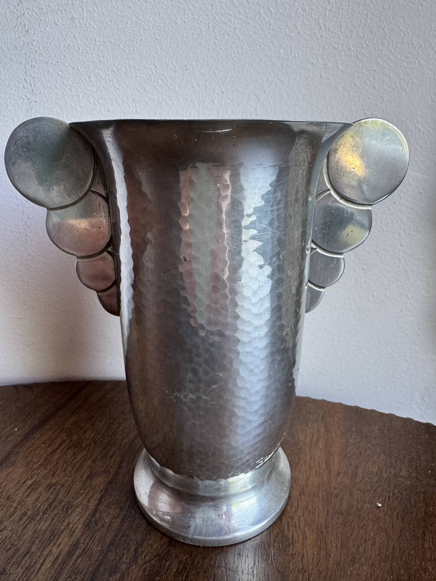Vase Art déco signé de l’orfèvre P Plasait vers 1930