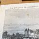 Pau, Pyrénées-Atlantiques, printed illustration from 1883.