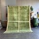 Boujaad Green rug handwoven in natural wool size 250cm×150cm