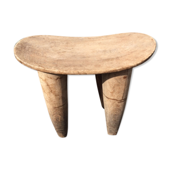 Tabouret traditionnel Sénoufo de Côte d'Ivoire années 60/70