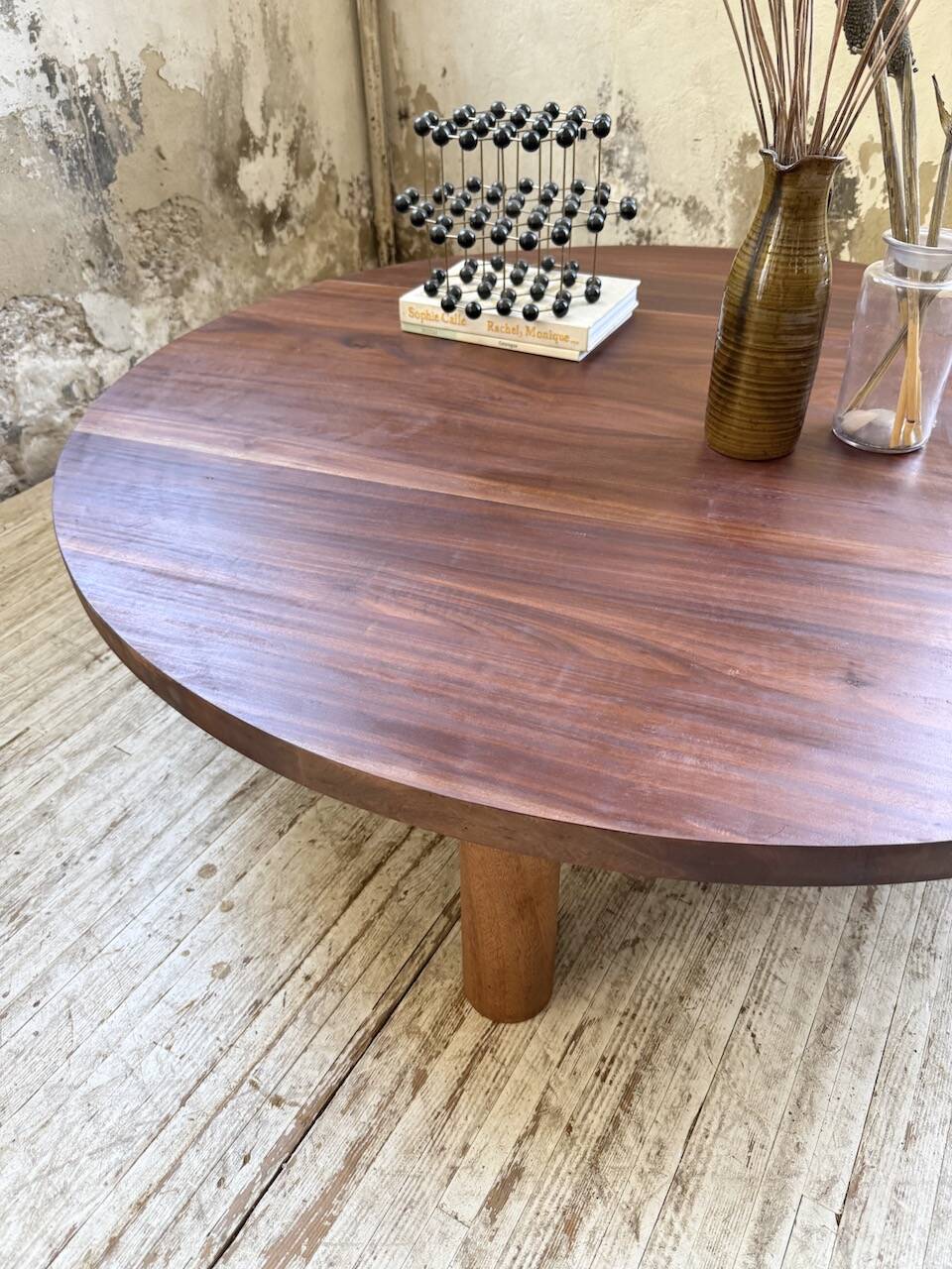 50s round tripod coffee table