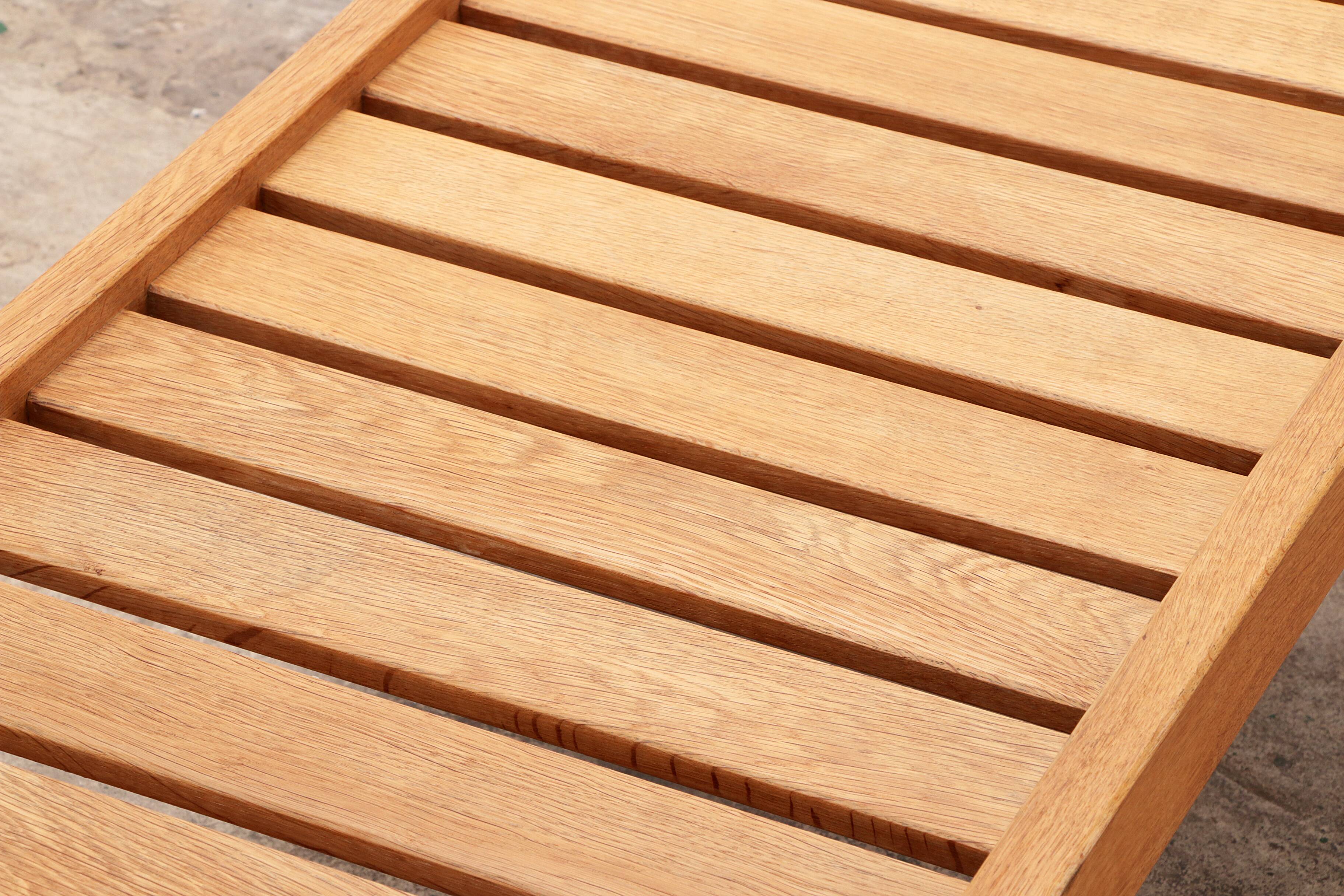 Bernt Petersen for Niels Eilersen bench made of oak, 1960