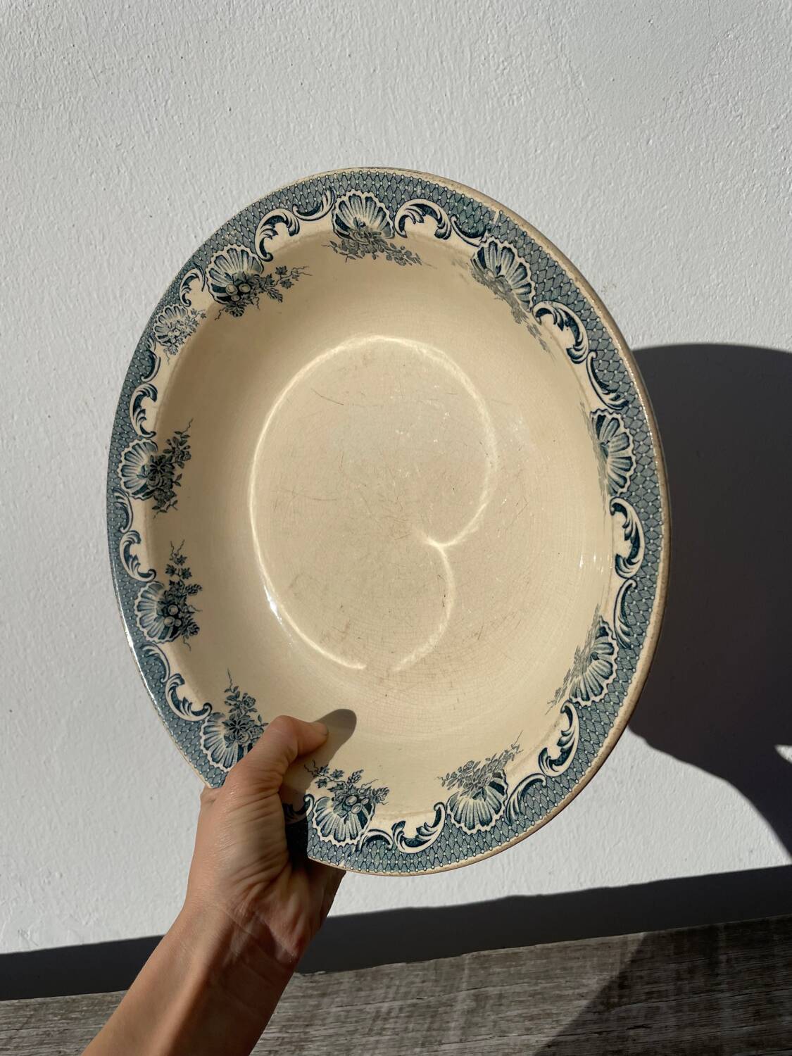 Iron earth salad bowl Moulin des loups