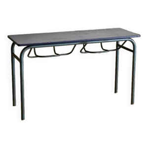 Bureau d'écolier double avec porte-cartables