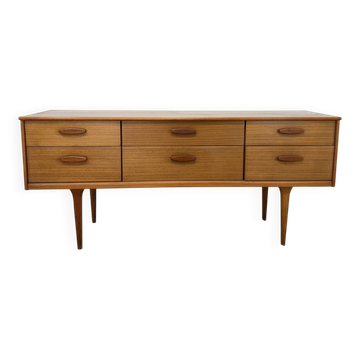 Low enfilade Austin Suite in teak – 1960s