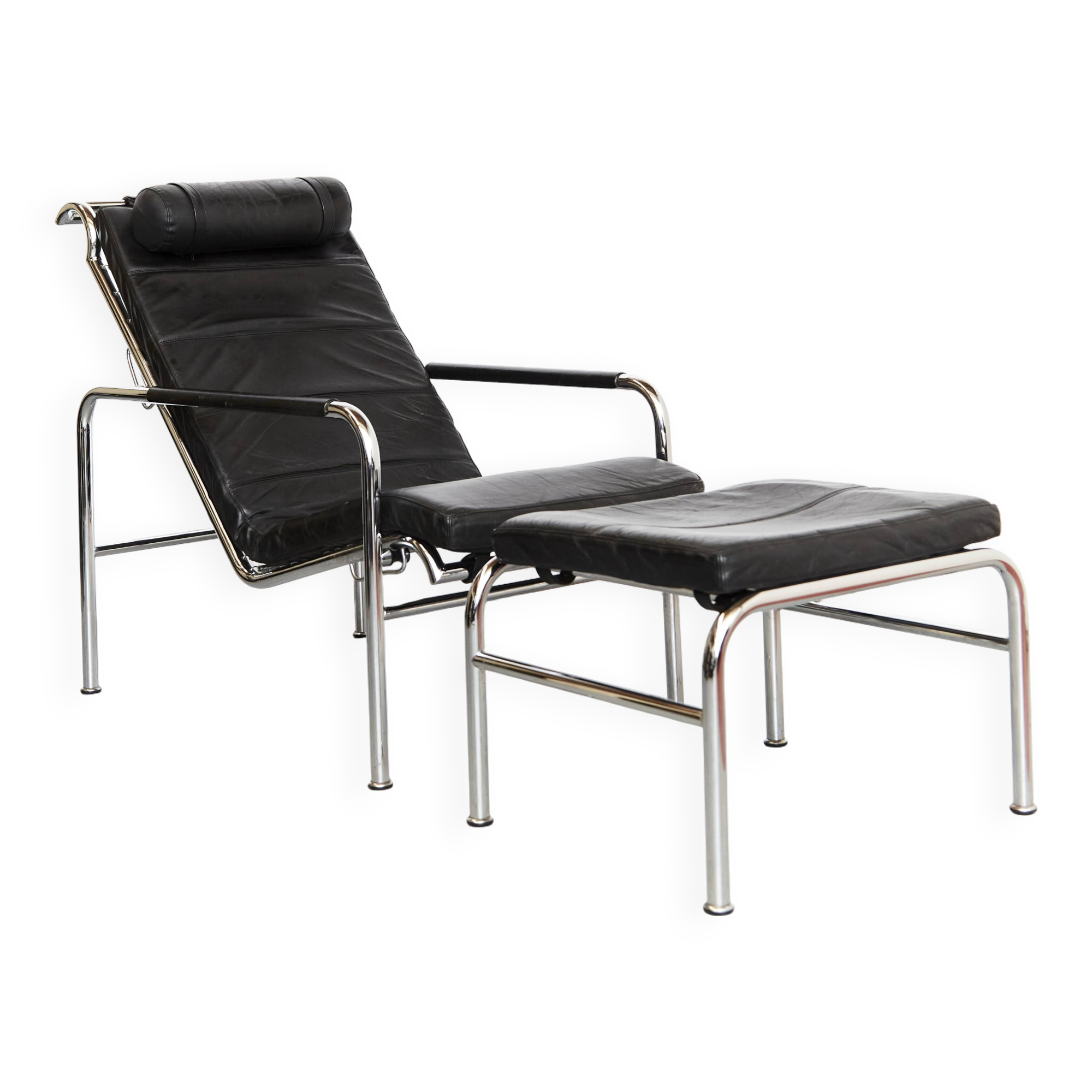 Armchair & Ottoman Gabriele Mucchi "Genni" for Zanotta