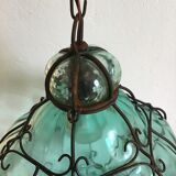 Large Murano blown glass Lantern