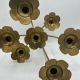 Bougeoir chandelier 7  branches fleurs