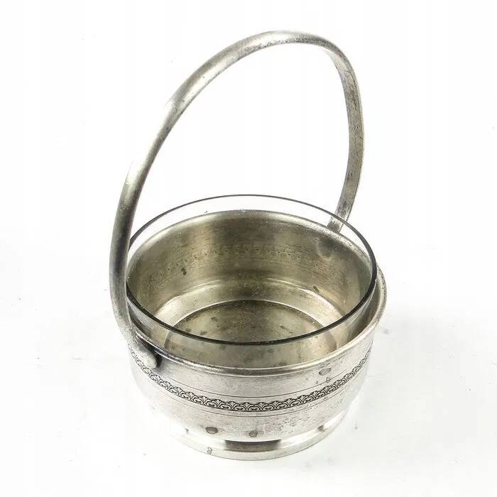 T6H SOPYŁO basket sugar bowl ART DECO