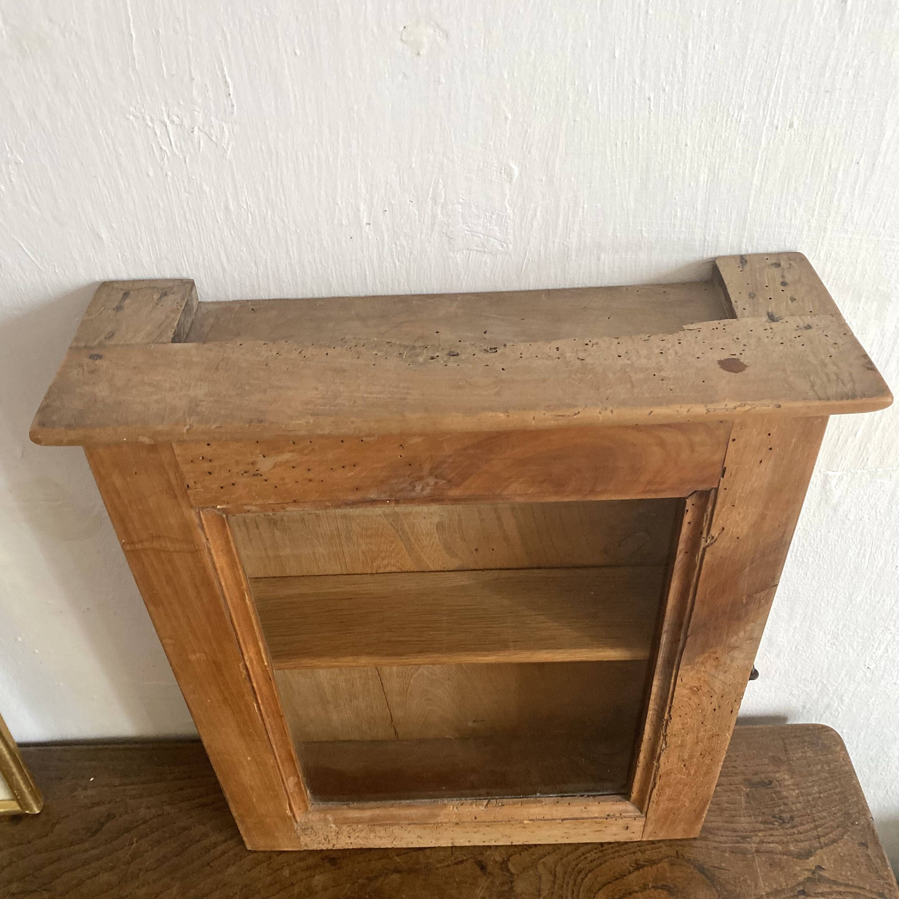 Wall cabinet, old display case