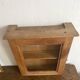 Armoire murale, vitrine  ancienne en bois