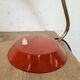 Lampe de table rouge vintage, années 1970
