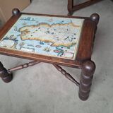 Old vintage rustic coffee table