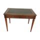 Louis XVI style desk, leather top with two side zippers