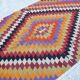 Vintage Turkish hallway rug 126x327 cm