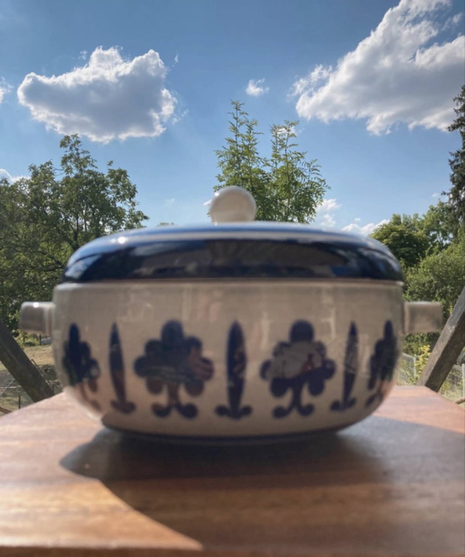 Boch La Louvière Soup Tureen - Baltic