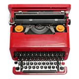 ETTORE SOTTSASS AND PERRY KING Typewriter Valentine Olivetti 1970 1980 came