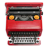 ETTORE SOTTSASS AND PERRY KING Typewriter Valentine Olivetti 1970 1980 came