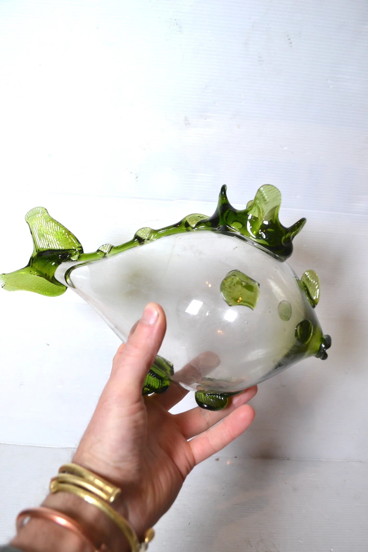 Poisson en verre soufflé