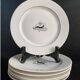 6 dessert plates in Limoges porcelain - Manufacture A. Vignaud
