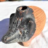 Uniflore ceramic vase hedgehog shape