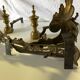 2 chenets and old adornment
