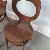 Ensemble table de ferme et 6 chaises Mouettes de Baumann