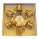 Coffret de six tasses à café ancienne par Bernarnaud