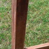 Small antique workbench in solid oak