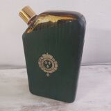 Thick amber glass bottle