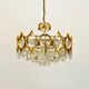 Chandelier en verre cristal par Palwa