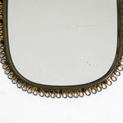 Mid century brass wall mirror by Josef Frank for Svenskt Tenn Sweden