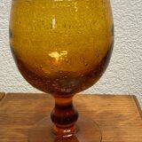 Large vintage bubble glass