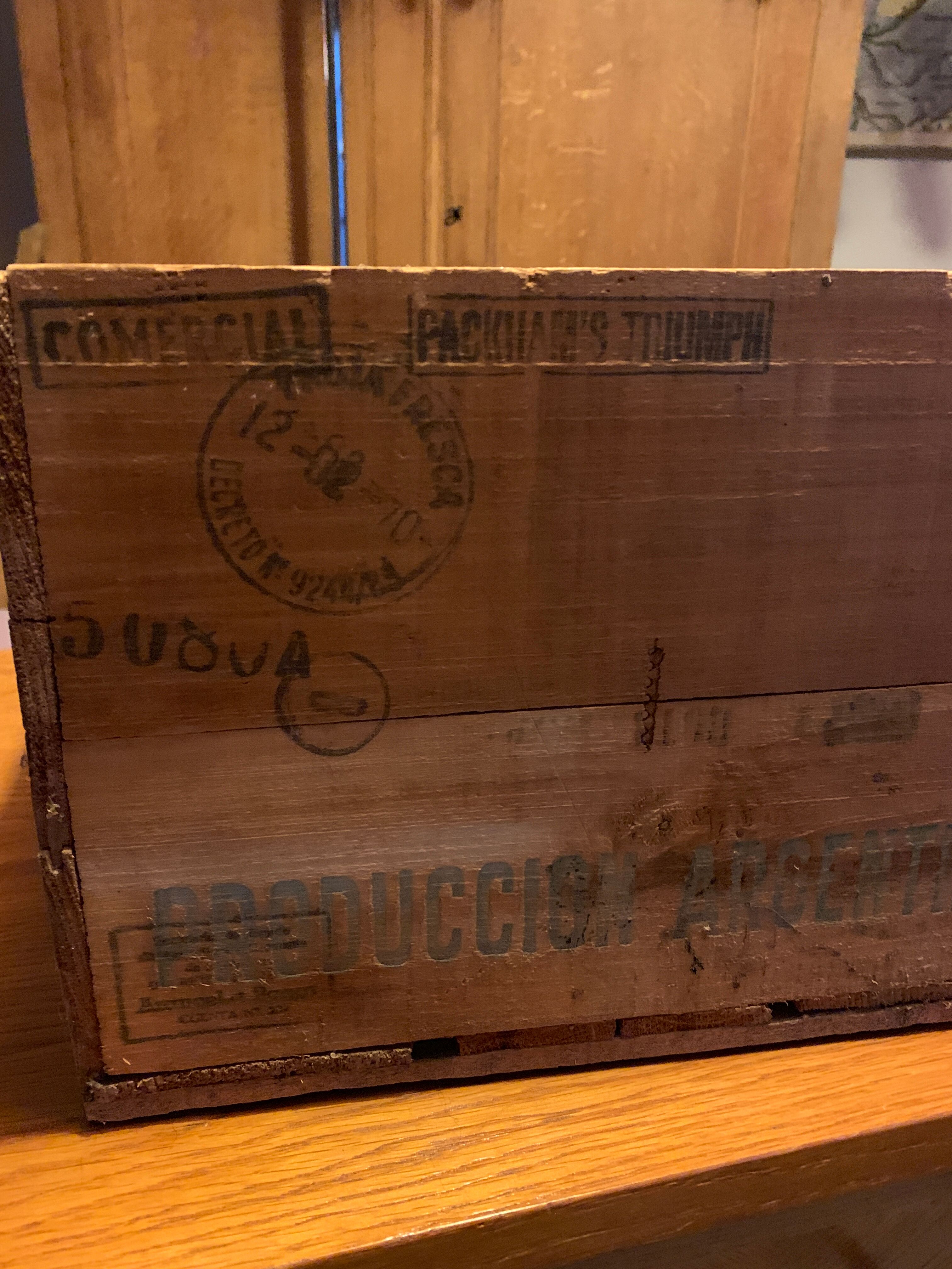 Caisse en bois Rio Negro