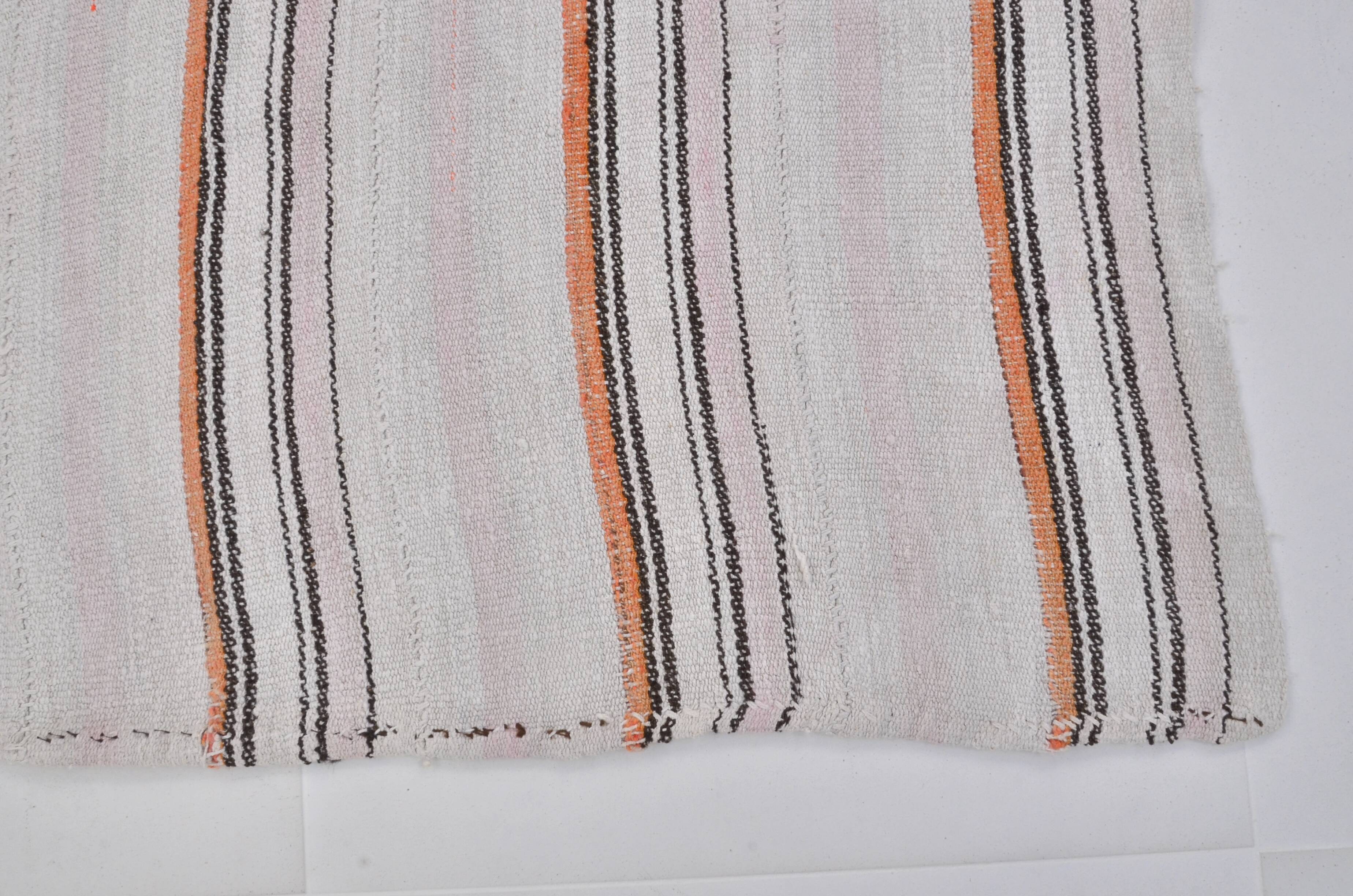 Stripe Anatolian Oushak Kilim Rug sku 3660
