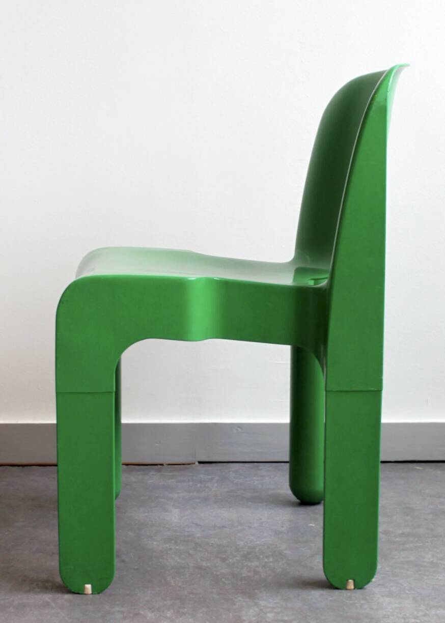 4 chaises Universale par Joe Colombo pour Kartell, modèle 4868