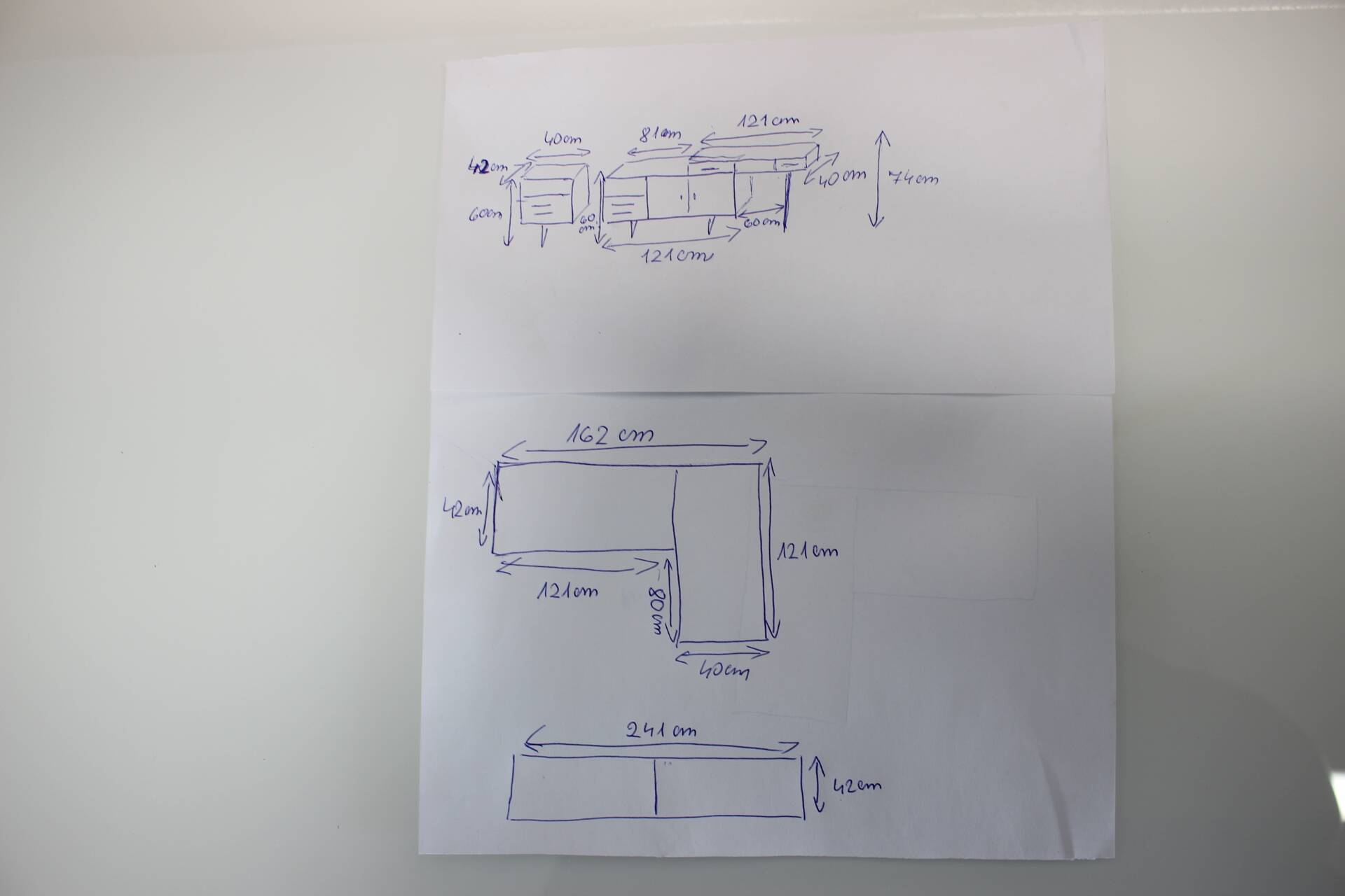 Modular desk and mid-century storage unit by Mojmír Požár, UP Závody, 1960s