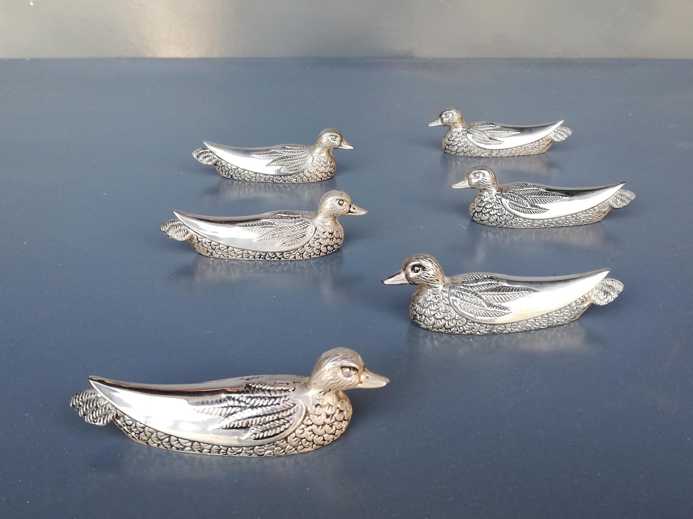 Set of 6 vintage knife holders