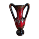 Painted vintage Vallauris ceramic vase