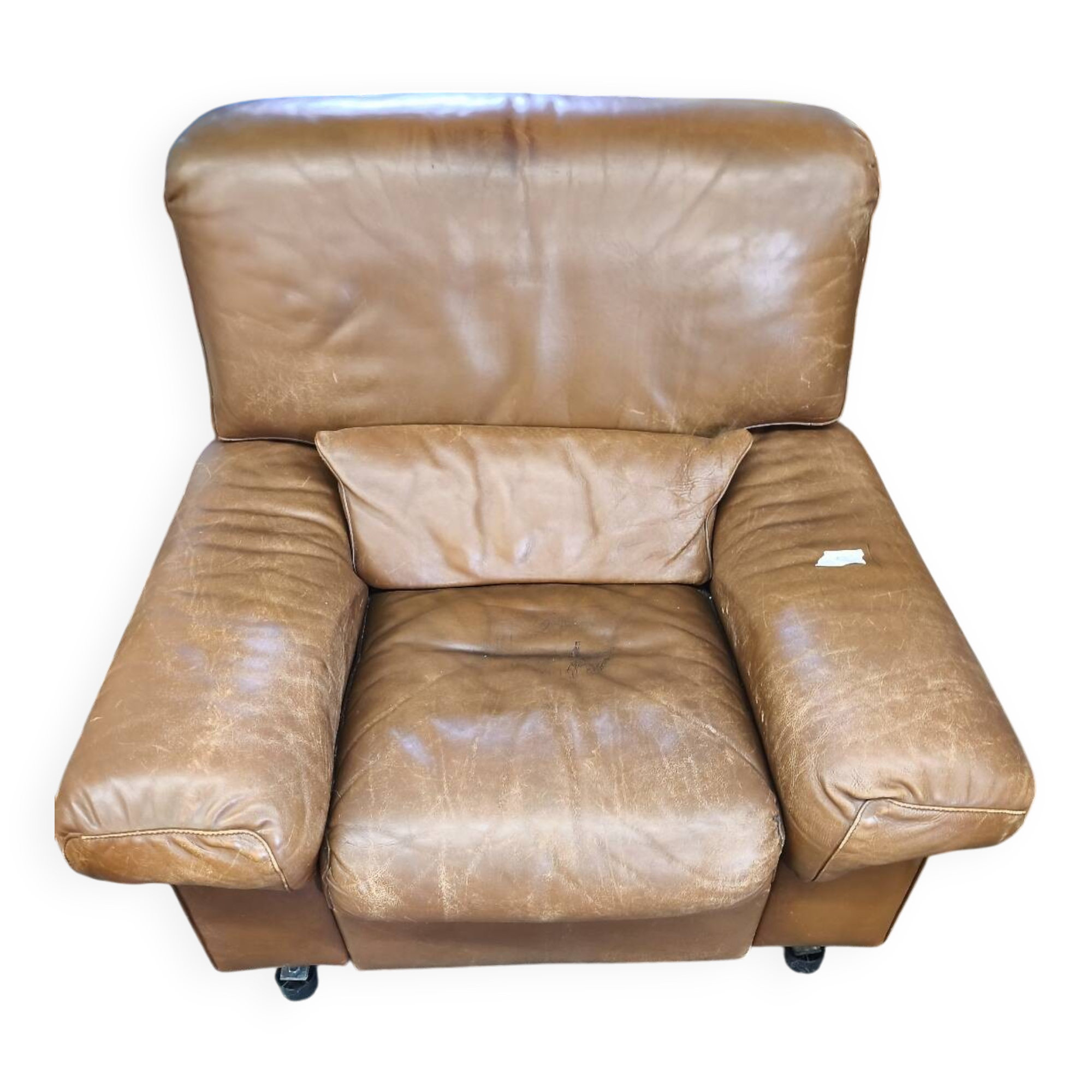 Leather armchair