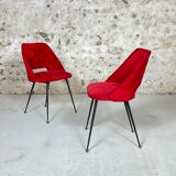 Red moumoute chair