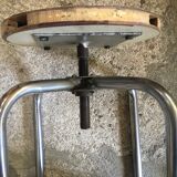 Vintage screw workshop stool