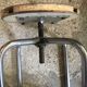 Vintage screw workshop stool