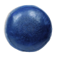 Hand-made blue leather pouf fes