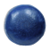 Hand-made blue leather pouf fes