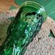 Vase en Verre Vert d'Empoli Italie