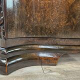 Console Art Déco en noyer des années 1940