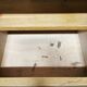 Vintage desk wooden feet compasses