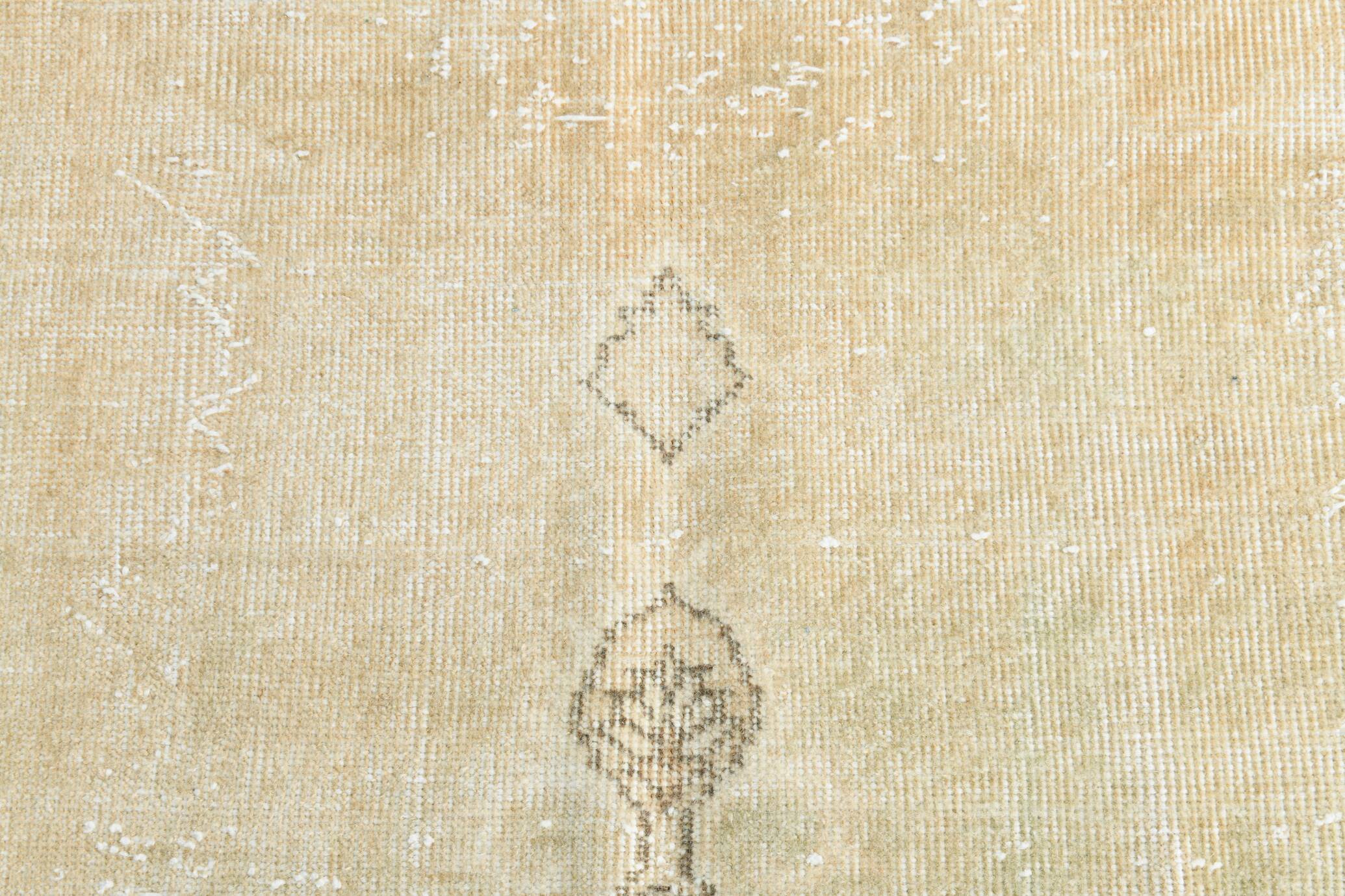 5x9 Light Green Classic Turkish Vintage Rug, 168x270Cm