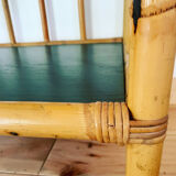 Rattan coffee table from the 1950s